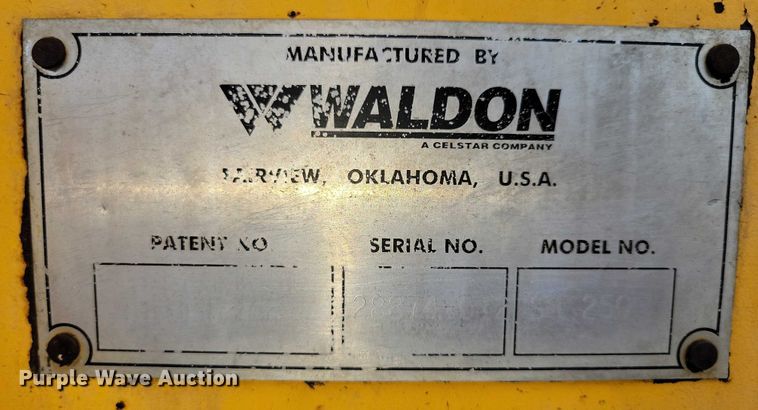 image for item DZ6597 Waldon Sweepmaster 250 broom