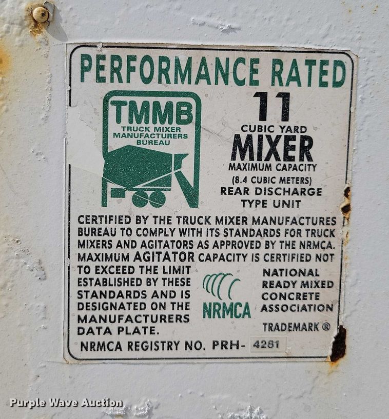 image for item DZ6605 2007 Mack Granite ready mix truck