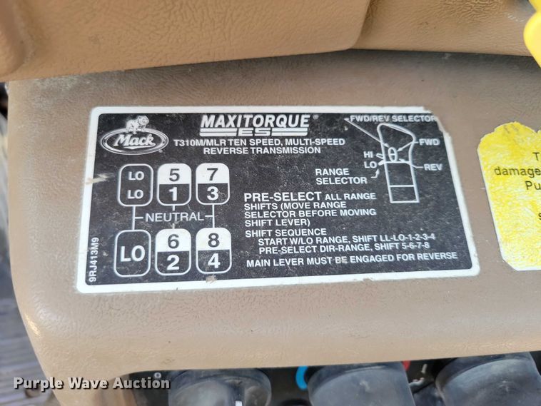 image for item DZ6605 2007 Mack Granite ready mix truck