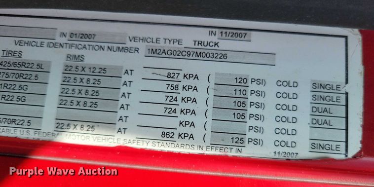 image for item DZ6605 2007 Mack Granite ready mix truck