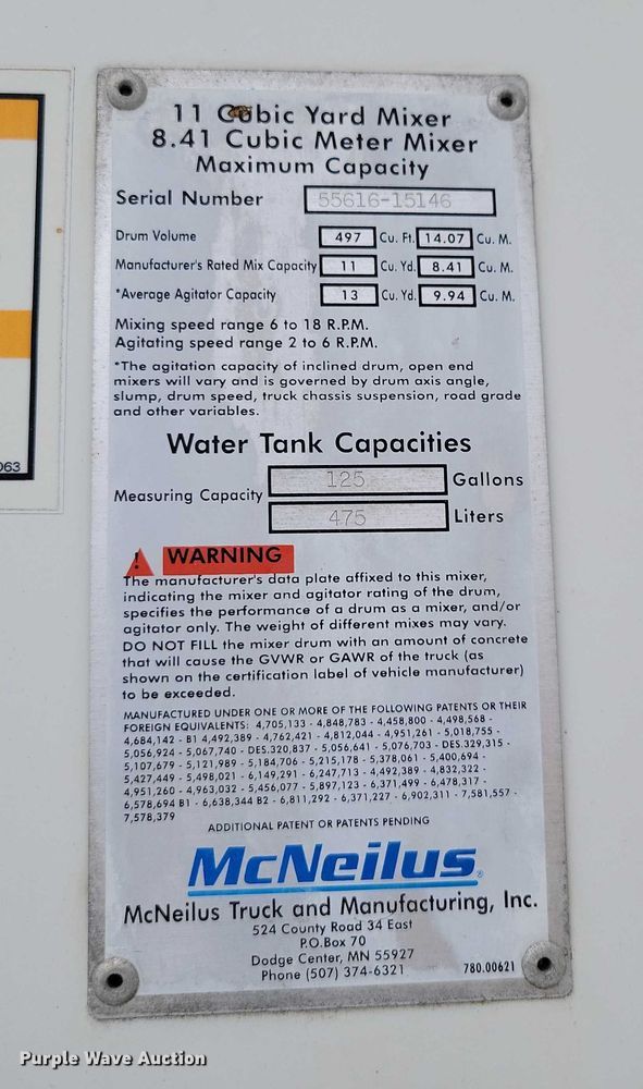 image for item DZ6607 2000 Kenworth  W900 ready mix truck