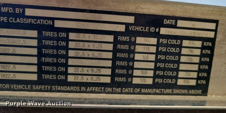 image for item DZ6607 2000 Kenworth  W900 ready mix truck