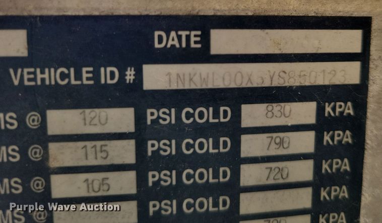 image for item DZ6607 2000 Kenworth  W900 ready mix truck