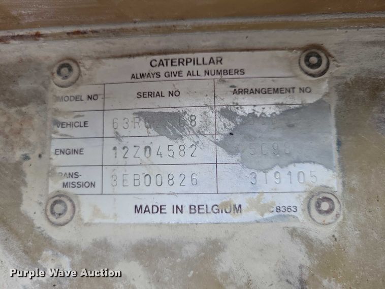 image for item DZ6609 1983 Caterpillar 950B wheel loader