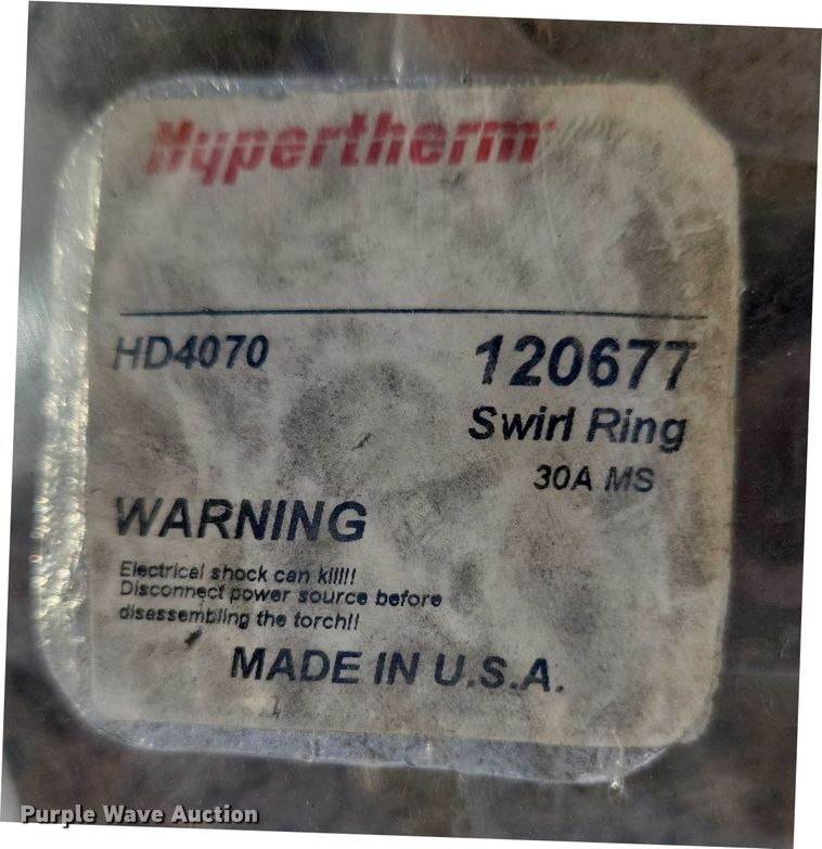 image for item DZ6612 Hypertherm plasma torch parts