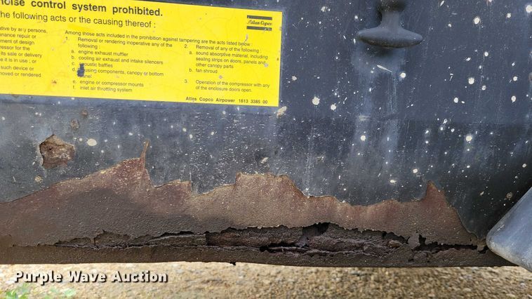 image for item DZ6620 1999 Atlas Copco XAS 96 air compressor