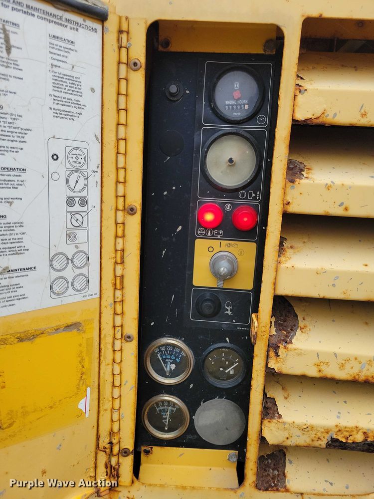 image for item DZ6620 1999 Atlas Copco XAS 96 air compressor