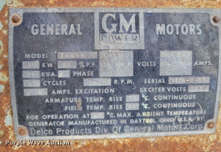 image for item DZ6621 (3) General Motors I-499 power units