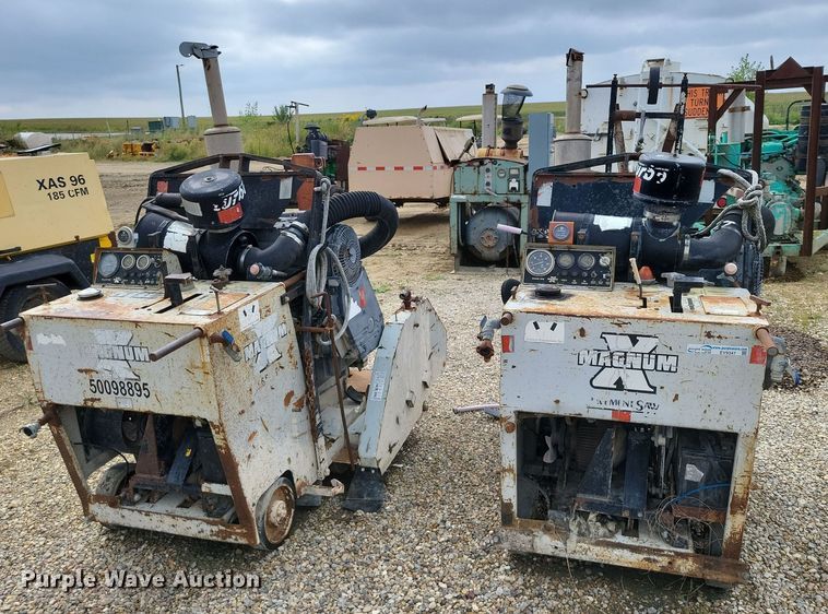 image for item DZ6622 (2) X Magnum Turbomag/20 concrete saws