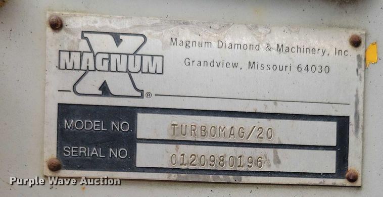 image for item DZ6622 (2) X Magnum Turbomag/20 concrete saws