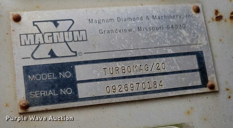 image for item DZ6622 (2) X Magnum Turbomag/20 concrete saws