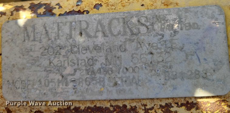 image for item DZ6631 Mattracks 105M1-865H track groups