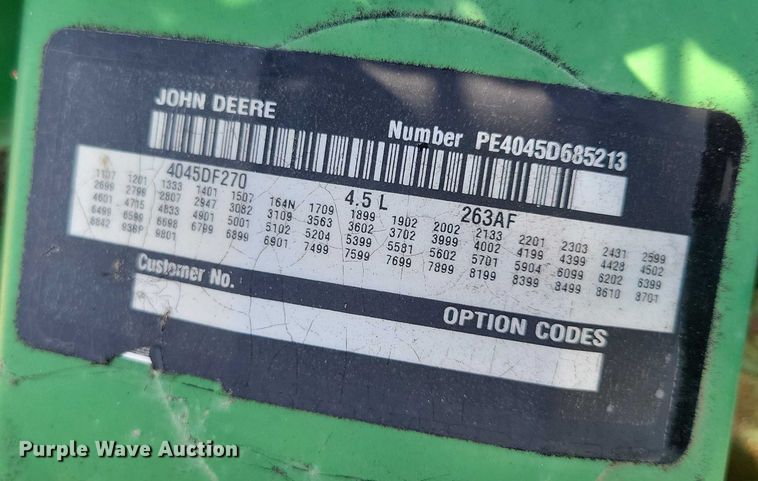 image for item DZ6635 1989 Le Roi Dresser air compressor