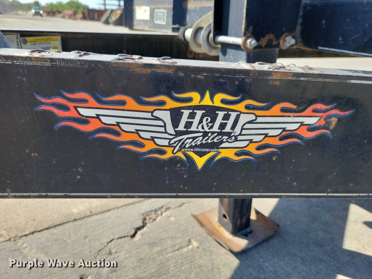 image for item DZ6703 2019 H & H equipment trailer
