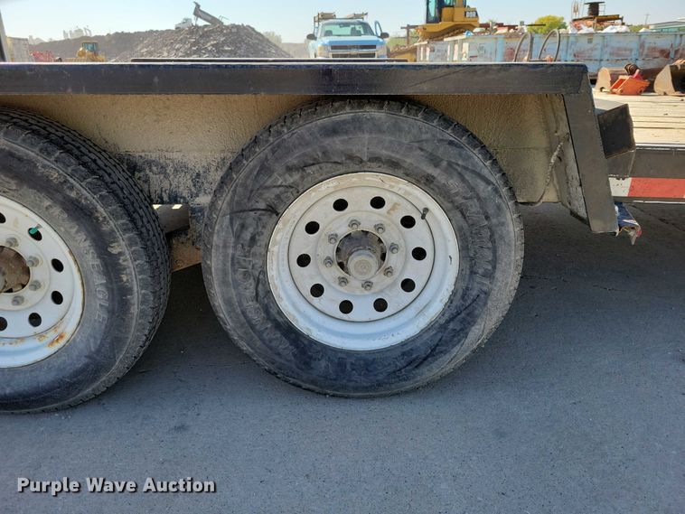 image for item DZ6703 2019 H & H equipment trailer