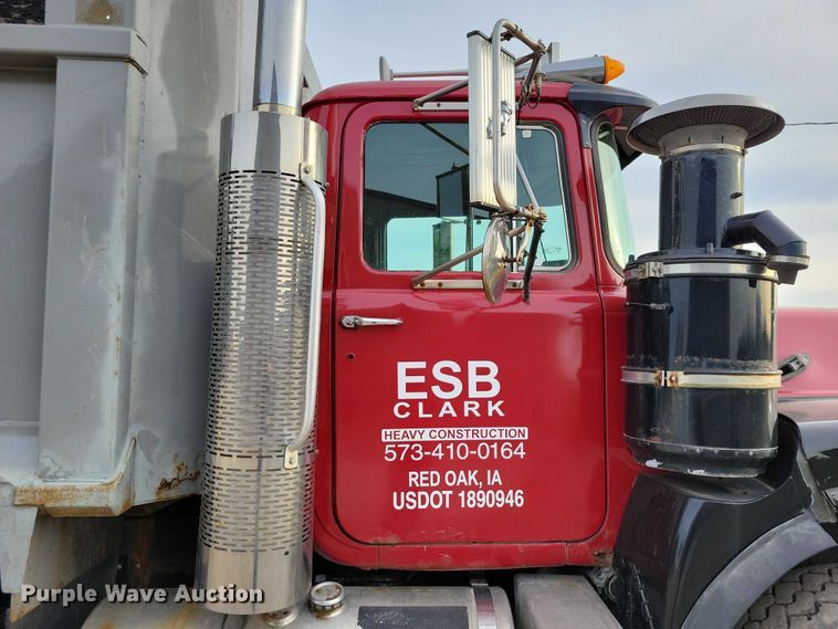 image for item DZ6708 2000 Mack RB688S dump truck