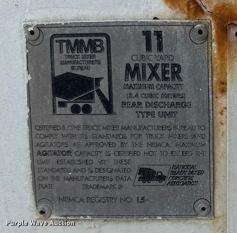 image for item DZ8830 1999 Mack RD690S ready mix truck