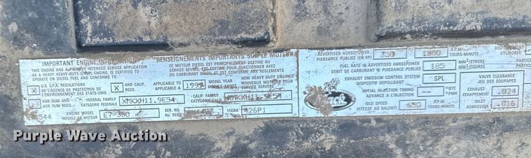 image for item EA1896 2000 Mack RD hook lift truck