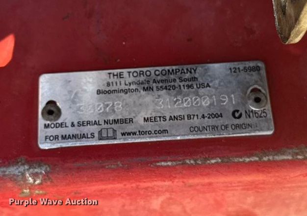 image for item EA1897 Toro 30078 lawn mower