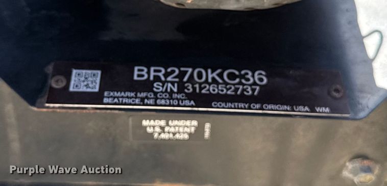 image for item EA1898 Exmark BR270KC36 broom