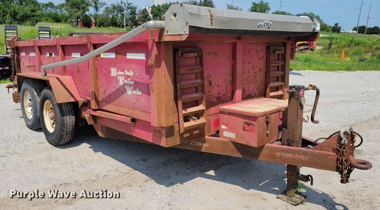 image for item EA2485 2004 Baker Built Trailer Works dump trailer