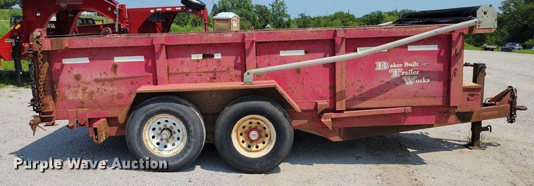 image for item EA2485 2004 Baker Built Trailer Works dump trailer