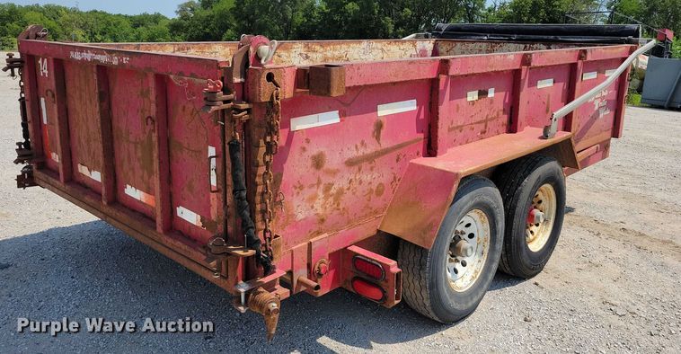 image for item EA2485 2004 Baker Built Trailer Works dump trailer