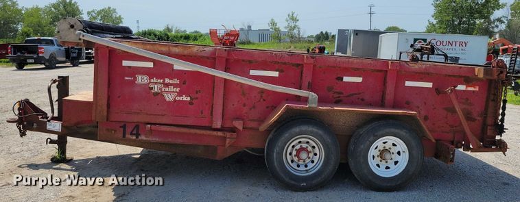 image for item EA2485 2004 Baker Built Trailer Works dump trailer