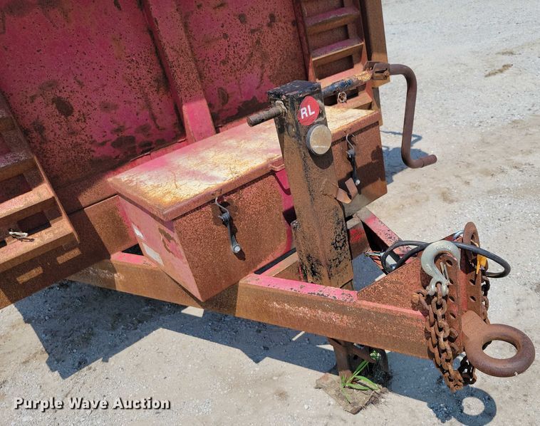 image for item EA2485 2004 Baker Built Trailer Works dump trailer