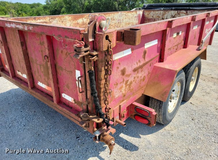 image for item EA2485 2004 Baker Built Trailer Works dump trailer