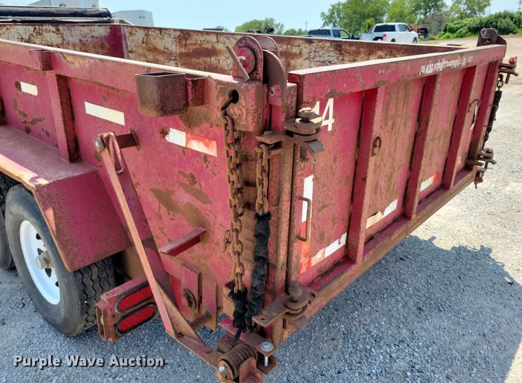 image for item EA2485 2004 Baker Built Trailer Works dump trailer