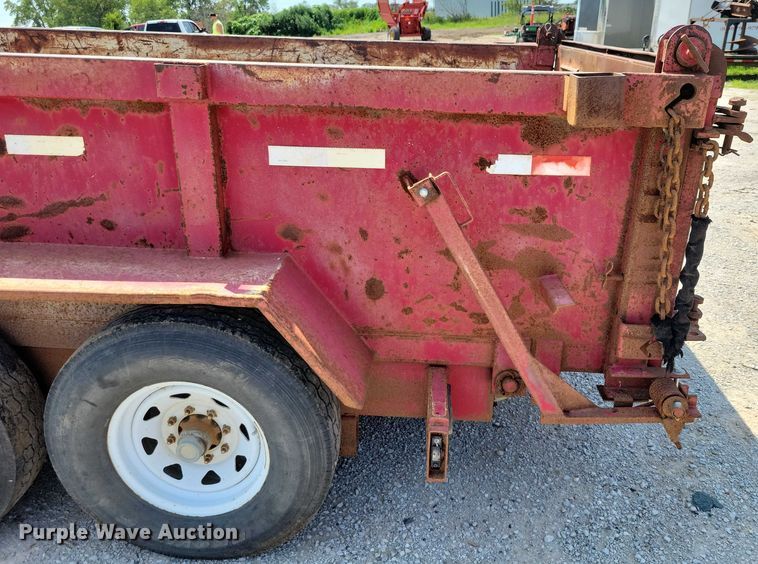 image for item EA2485 2004 Baker Built Trailer Works dump trailer