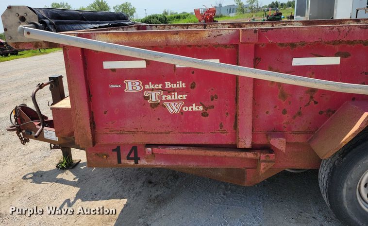 image for item EA2485 2004 Baker Built Trailer Works dump trailer