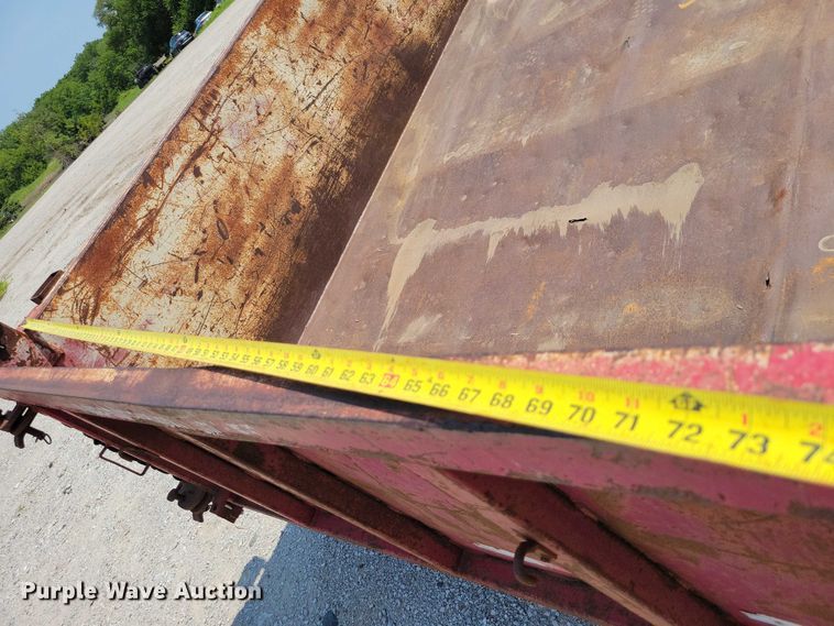 image for item EA2485 2004 Baker Built Trailer Works dump trailer