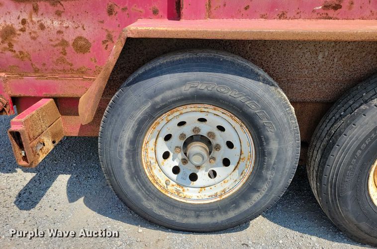 image for item EA2485 2004 Baker Built Trailer Works dump trailer