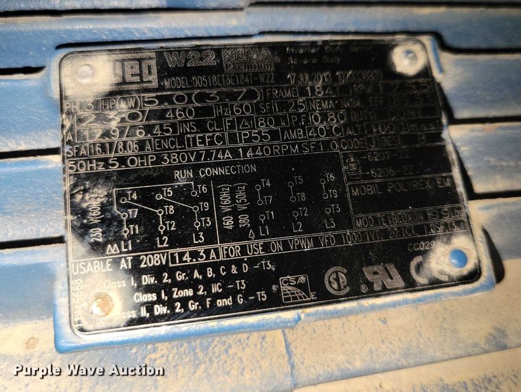 image for item EA2568 1988 Lufkin Trailers 3412 generator