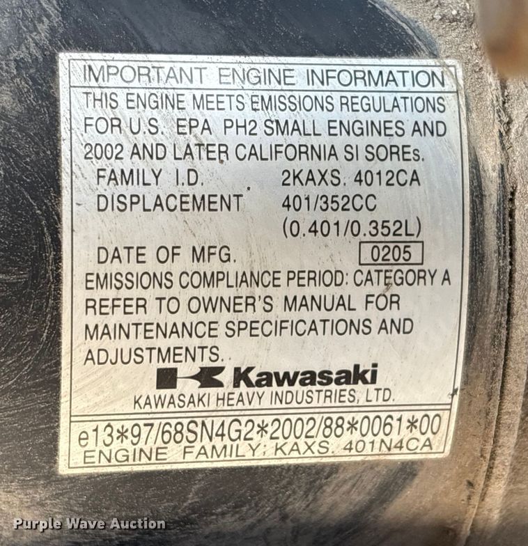 image for item EA6974 2005 Club Car Carryall Utility Vehicle