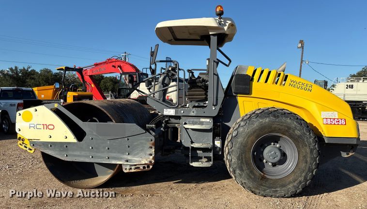 image for item EA6977 2019 Wacker Neuson RC110 single drum vibratory roller