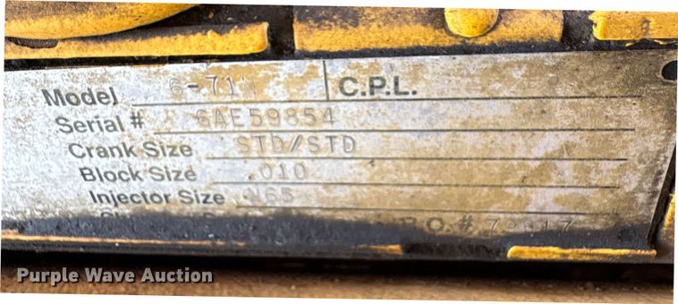 image for item EA6980 1999 Berendsen power unit