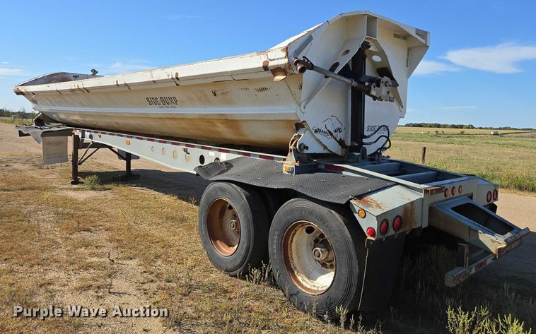 image for item EB1040 2008 SmithCo MH2-42-36 side dump trailer