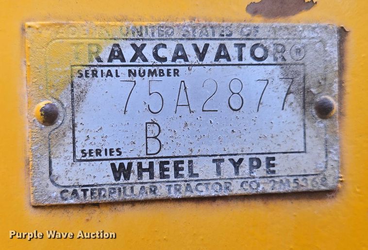 image for item EB1049 1966 Caterpillar 966B wheel loader