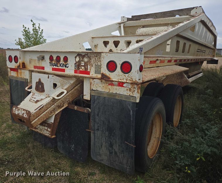 image for item EB1050 2002 Trail King TK54BDU-402 bottom dump trailer