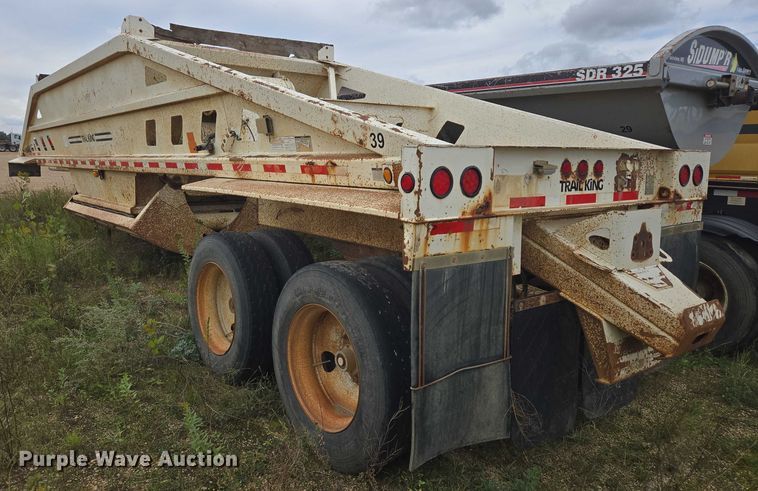 image for item EB1050 2002 Trail King TK54BDU-402 bottom dump trailer