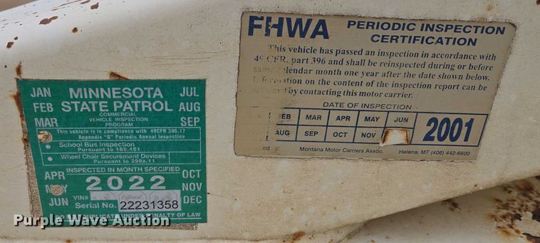 image for item EB1050 2002 Trail King TK54BDU-402 bottom dump trailer