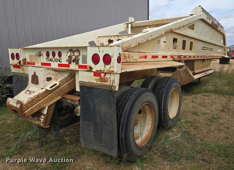 image for item EB1051 2002 Trail King TK54BDU-402 bottom dump trailer
