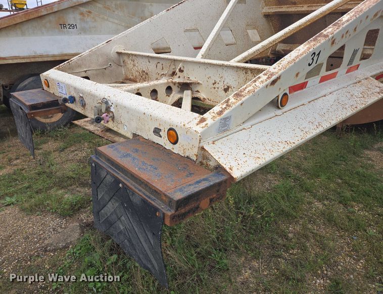 image for item EB1051 2002 Trail King TK54BDU-402 bottom dump trailer