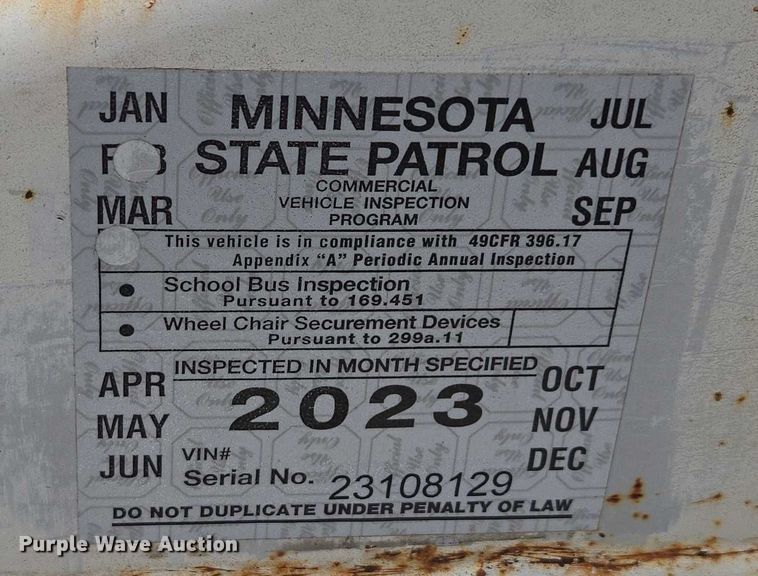 image for item EB1051 2002 Trail King TK54BDU-402 bottom dump trailer