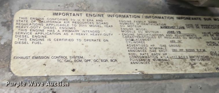 image for item EB8334 2011 Hino 338 utility / service truck