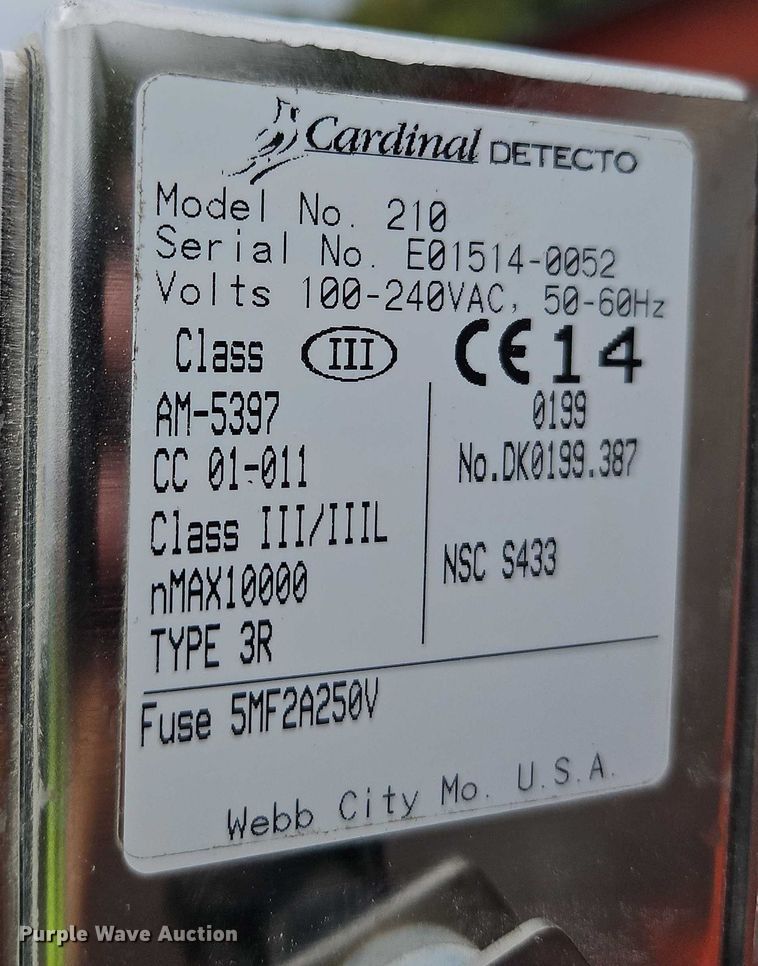 image for item EB8335 1998 Thurman Scale 8140 truck scale