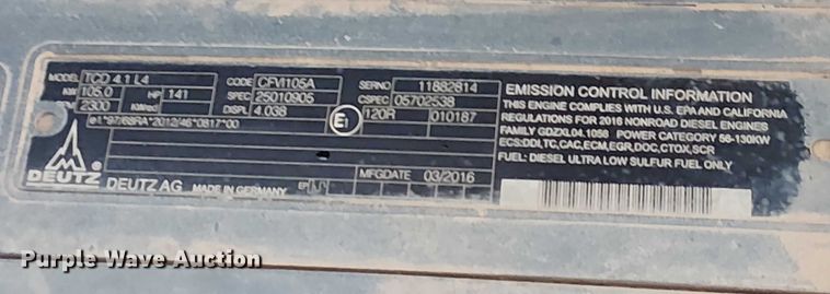 image for item EC1194 2016 Bomag BW206 AD-5 double drum vibratory roller